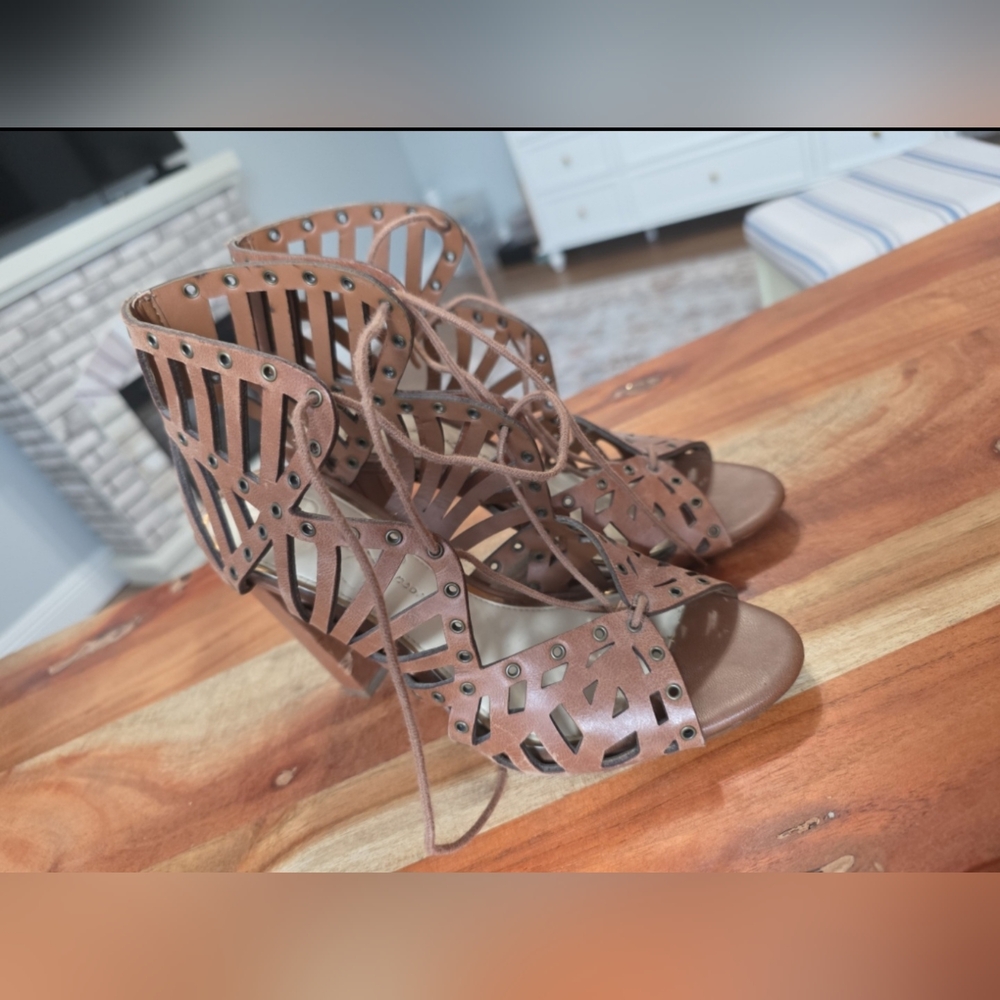 Jessica Simpson Brown Gladiator Sandals